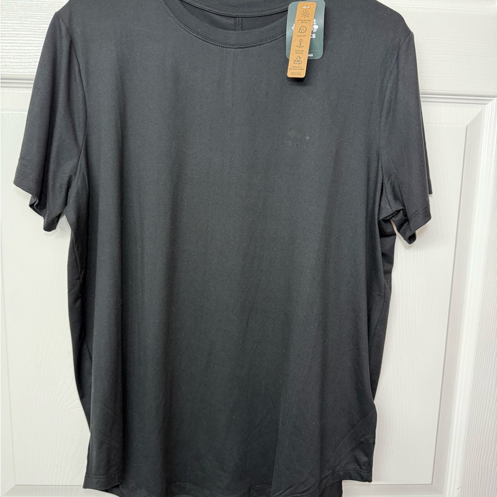 Roots Black Men's Athletic Short Sleeve Tee NWT